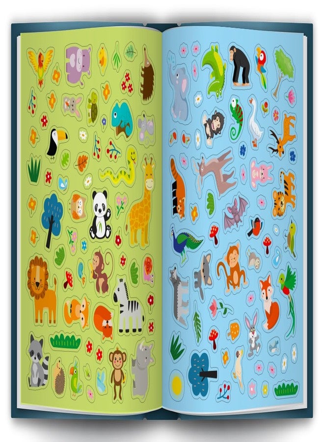 BRIJBASI My First 500 Animals Sticker Activity Book for Kids, Children and Toddlers - Fun Activity with Coloring - Ages 3+ Years (Unicorn) - Image 5
